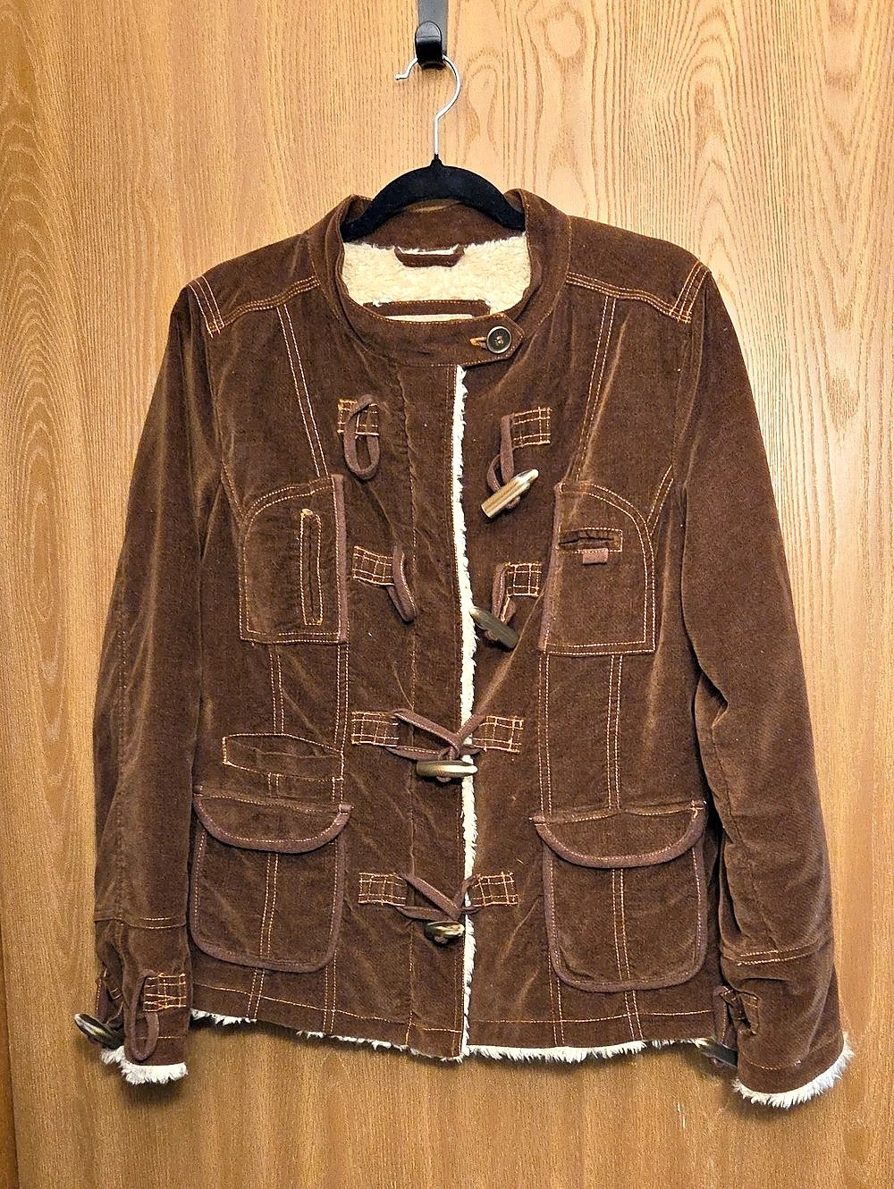 Daytrip Brown Sherpa Lined Jacket